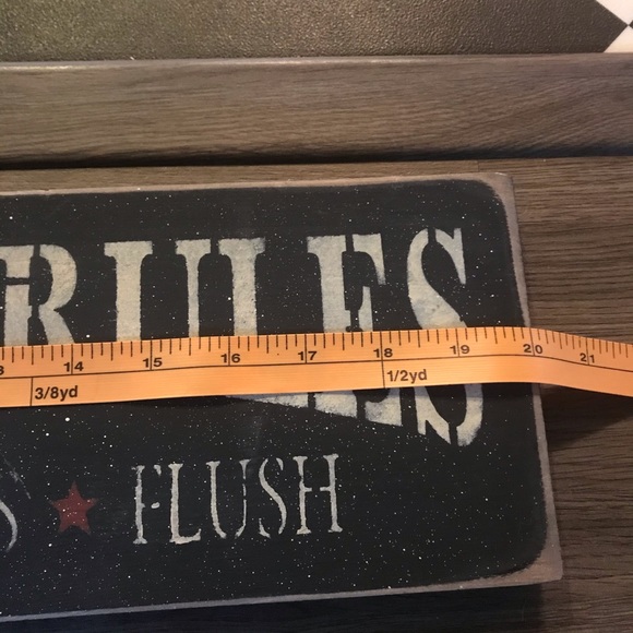 Bathroom Rules Sign - Picture 4 of 4